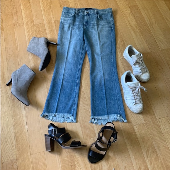 Fun Cute J Brand Selena Valley Raw Hem Capri NWT - Picture 14 of 15